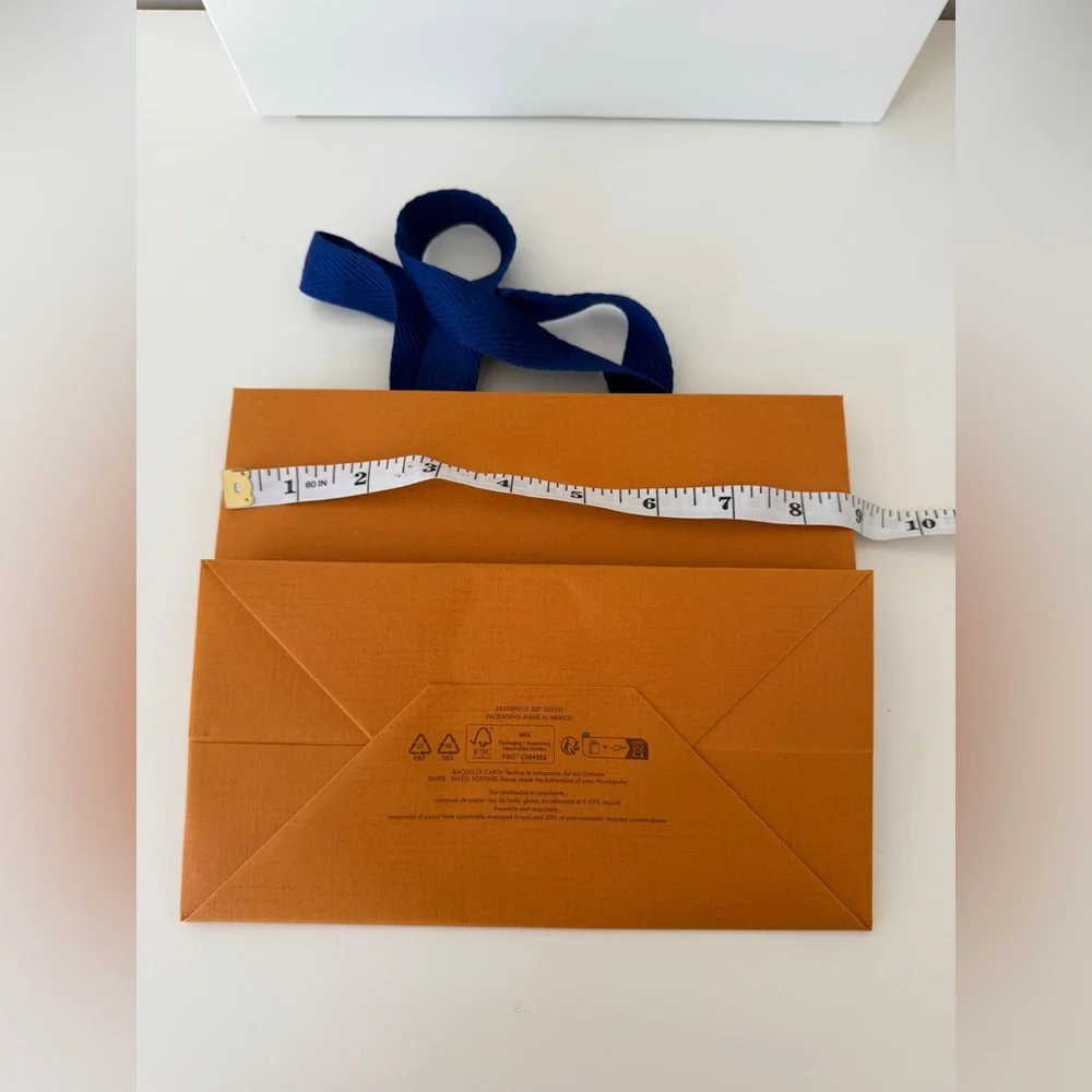 Louis Vuitton paper bag, envelope, ribbon New authentic 100% - Picture 5 of 5
